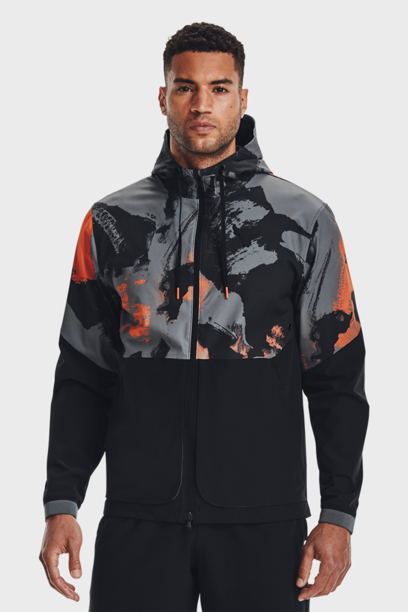 

Мужская черная ветровка UA Pjt Rock Legacy Wndbrkr-WHT Under Armour S 1362759-001
