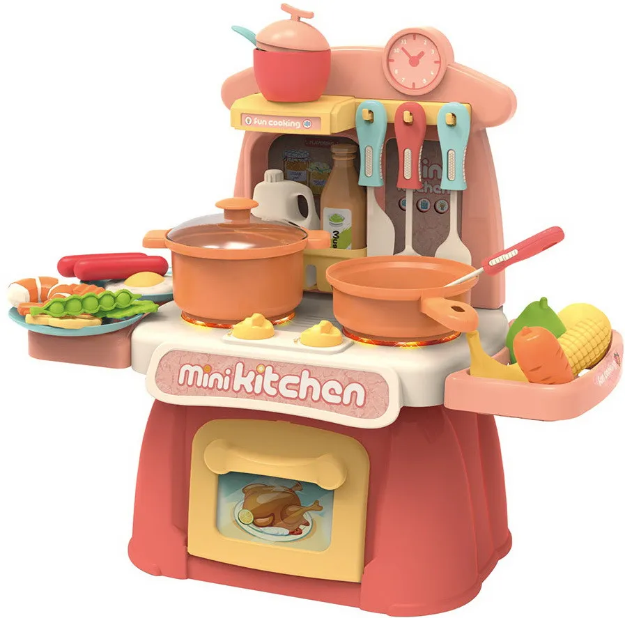 

Игровой набор Кухня Beibe Good 889-173 с посудой (Pink) KTCH18106