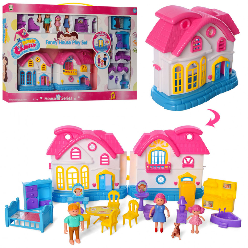 

Детский игровой домик для кукол FOREST PET FAMILY 20034 с зайчиками