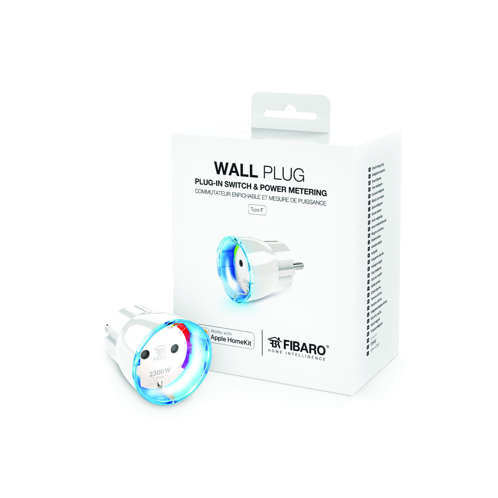 

Розеточный выключатель со счетчиком электроэнергии FIBARO Wall Plug для Apple HomeKit - FGBWHWPE-102