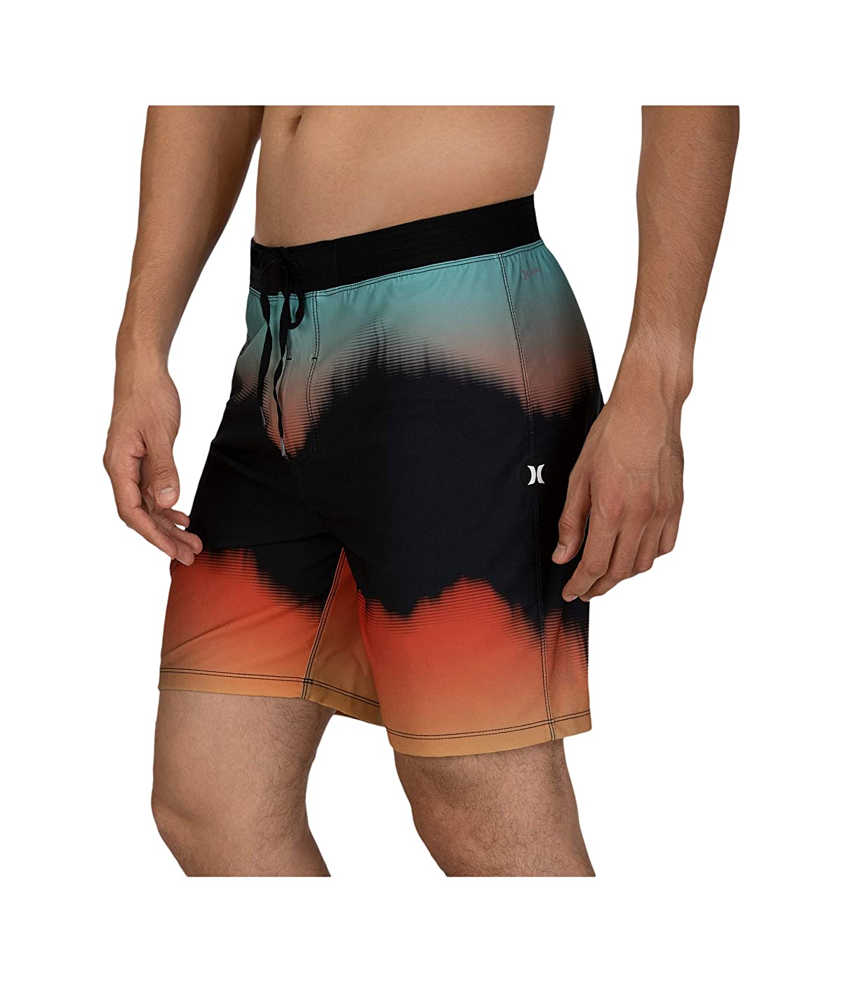 

Шорты для плавания Hurley 18" Phantom Hyperweave Glitch Boardshorts Black, 36W 32L