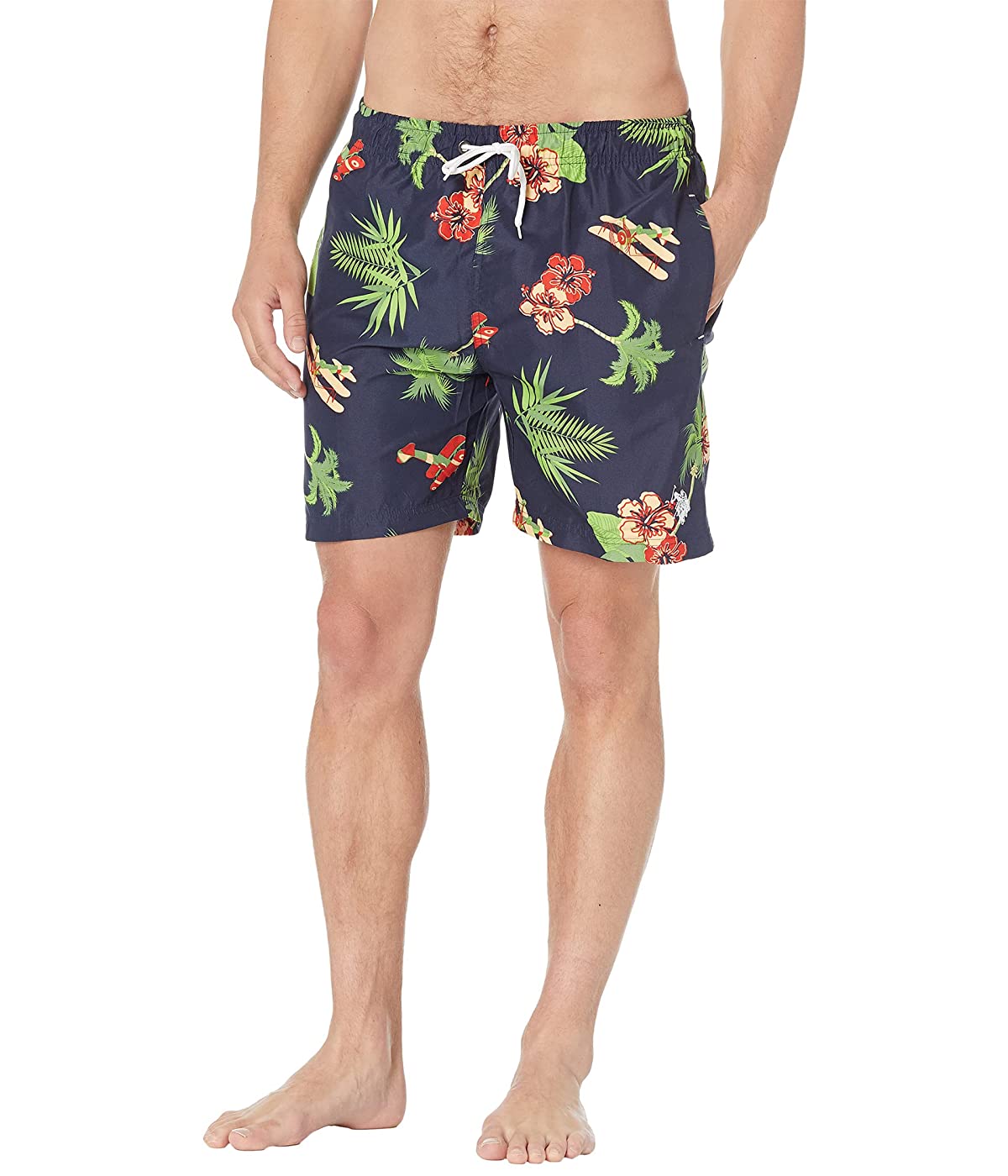 

Шорты для плавания U.S. POLO Vacation Plane Swim Shorts Classic Navy, S (44)