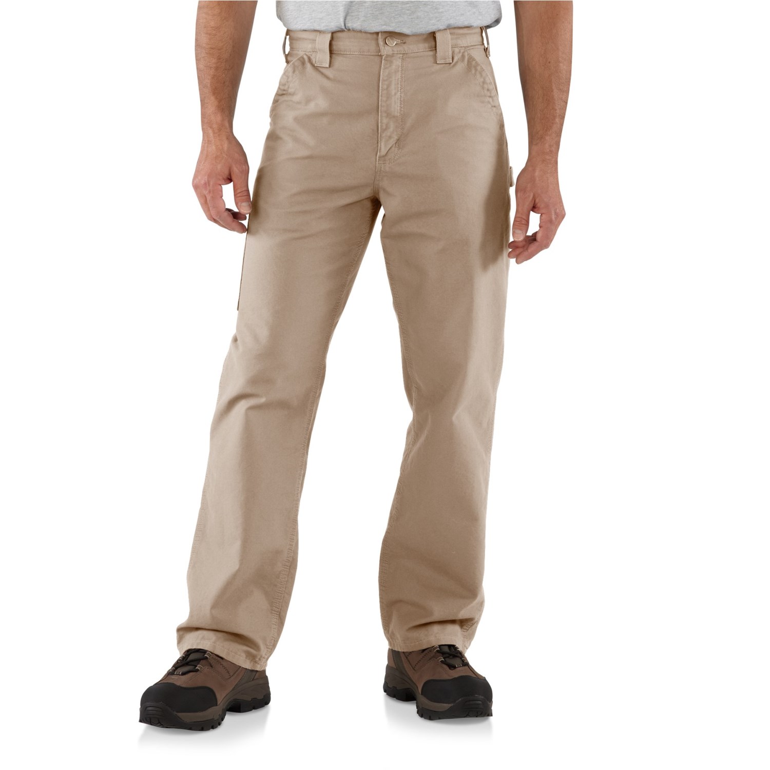 

Брюки Carhartt B151 Loose Fit Canvas Work Dungaree - Factory Seconds Tan, 48W 32L