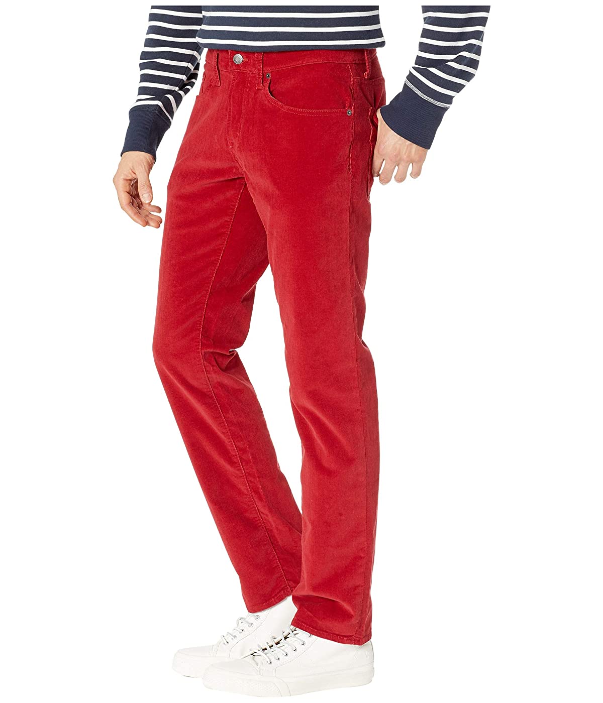 

Брюки U.S. POLO Slim Straight Corduroy Pants Engine Red, 32W 32L