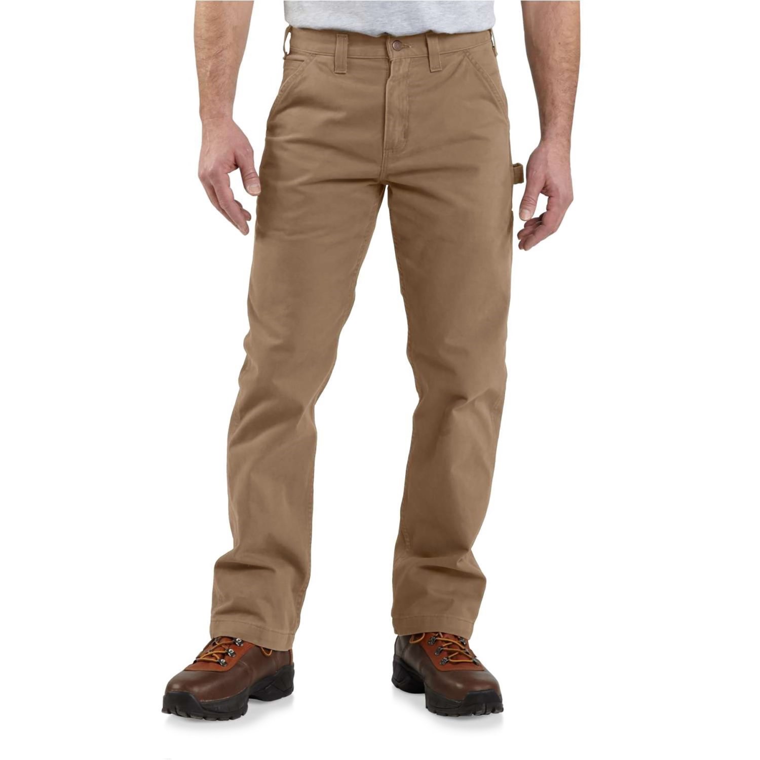 

Брюки Carhartt B324 Washed Twill Dungarees - Relaxed Fit, Factory Seconds Dark Khaki, 50W 32L