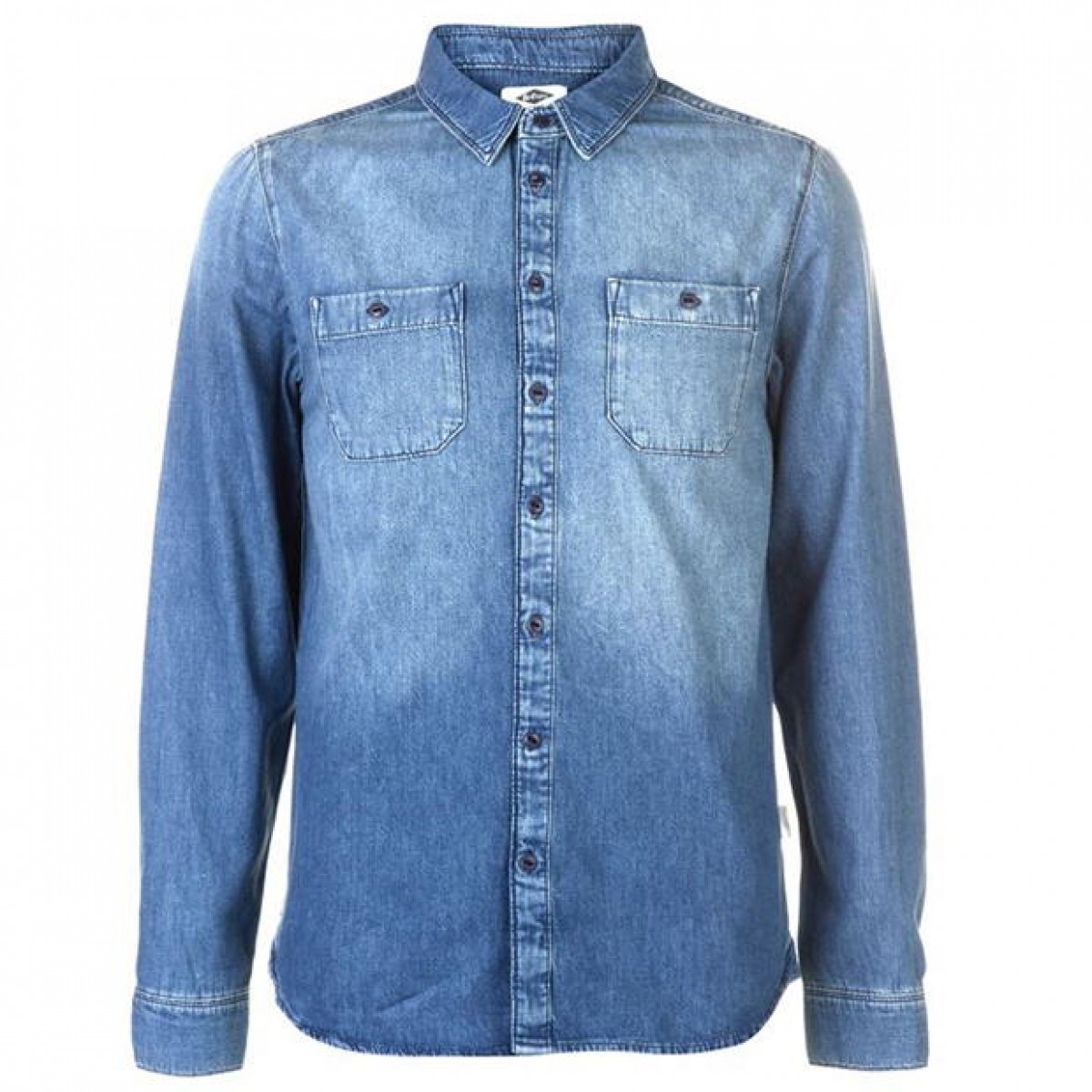 

Рубашка Lee Cooper Chambray Washed Indigo,  (46, Рубашка Lee Cooper Chambray Washed Indigo, M (46)