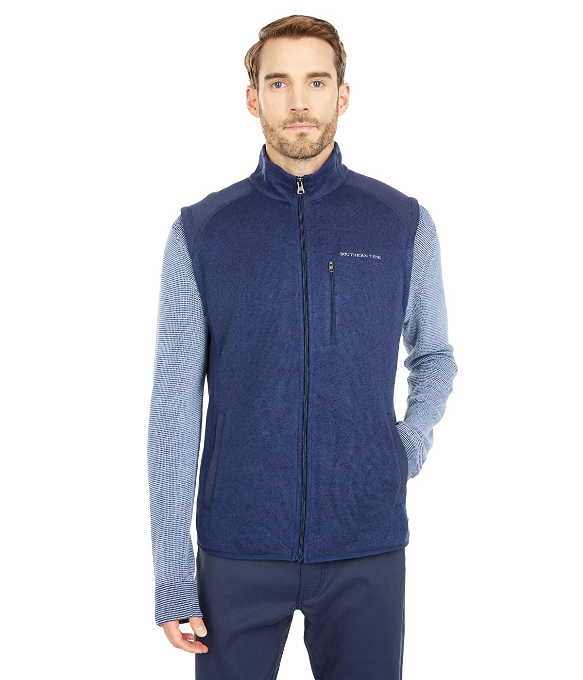 

Жилет утепленный Southern Tide Leadline Vest Heather True Navy, S (44)