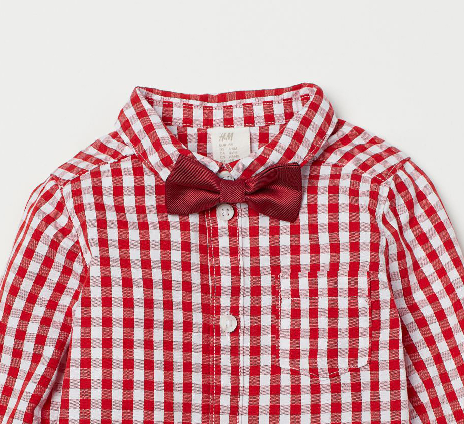 

Бабочка H&M 2502-7058169 One Size Красная