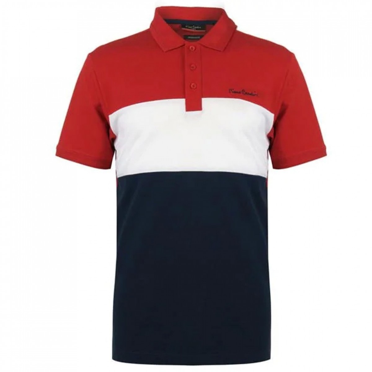 

Поло Pierre Cardin Cut And Sew Red/Navy, XXL (52)