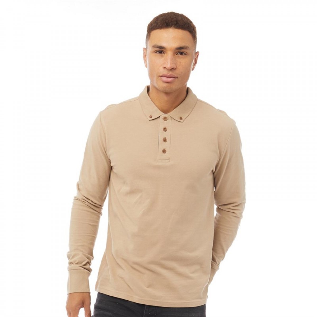 

Лонгслив Brave Soul Lincoln Top Mushroom Tan, S (44)