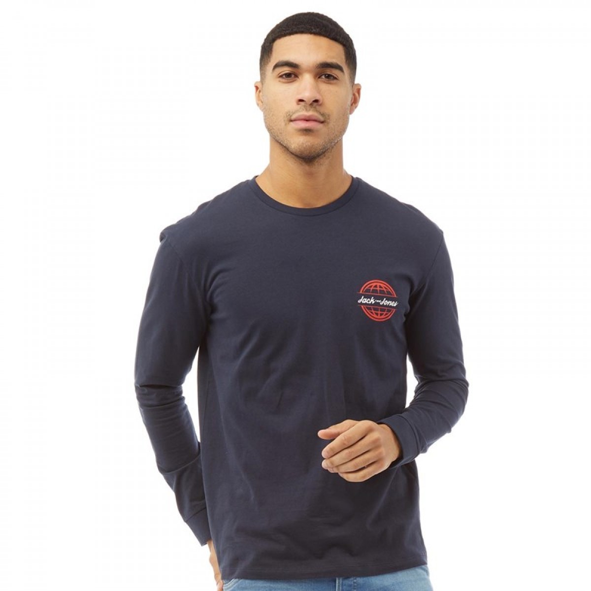 

Лонгслив JACK AND JONES Colton T-Shirt Navy Blazer Blue, S (44)