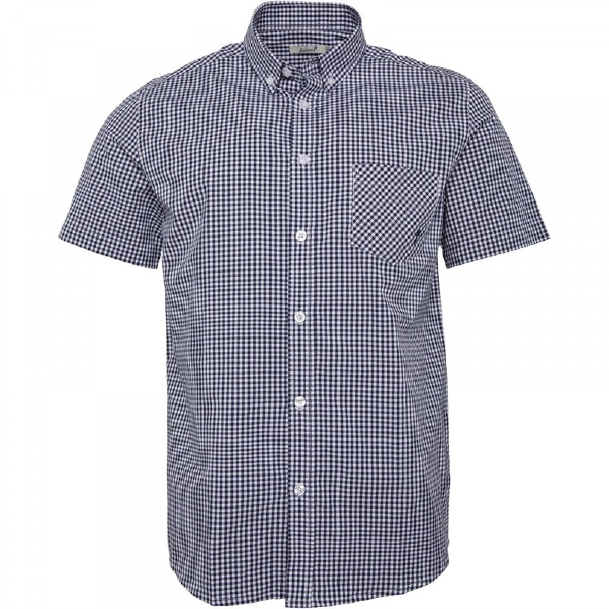 

Рубашка Onfire Short Sleeve Cotton Gingham Shirt Navy/White Navy, M (46)