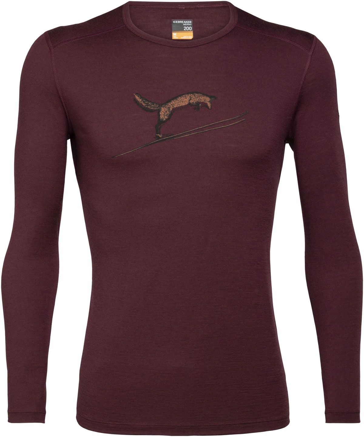 

Термолонгслив Icebreaker 200 OASIS LS CREWE FOX JUMP, M (46)