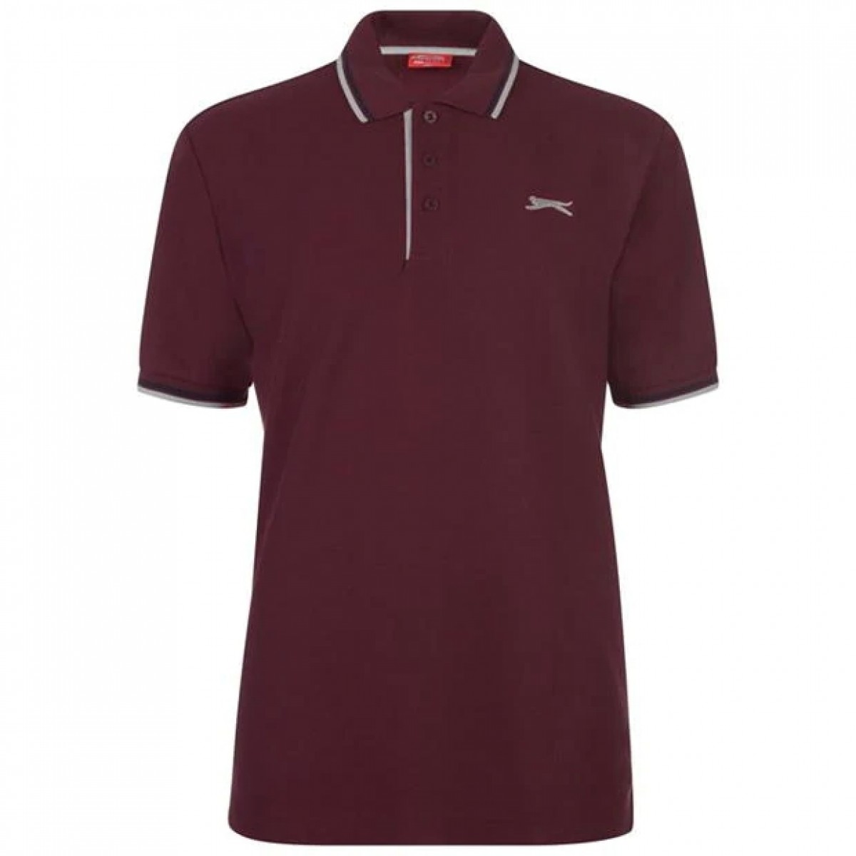

Поло Slazenger Tipped Burgundy Marl, S (44)