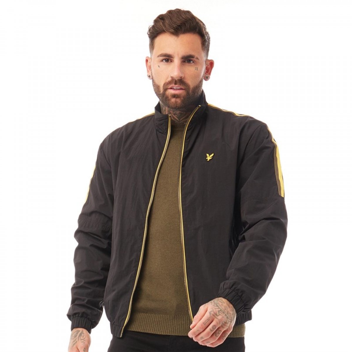 

Спортивная кофта Lyle And Scott Vintage Taped top True Black Black, XS (42)