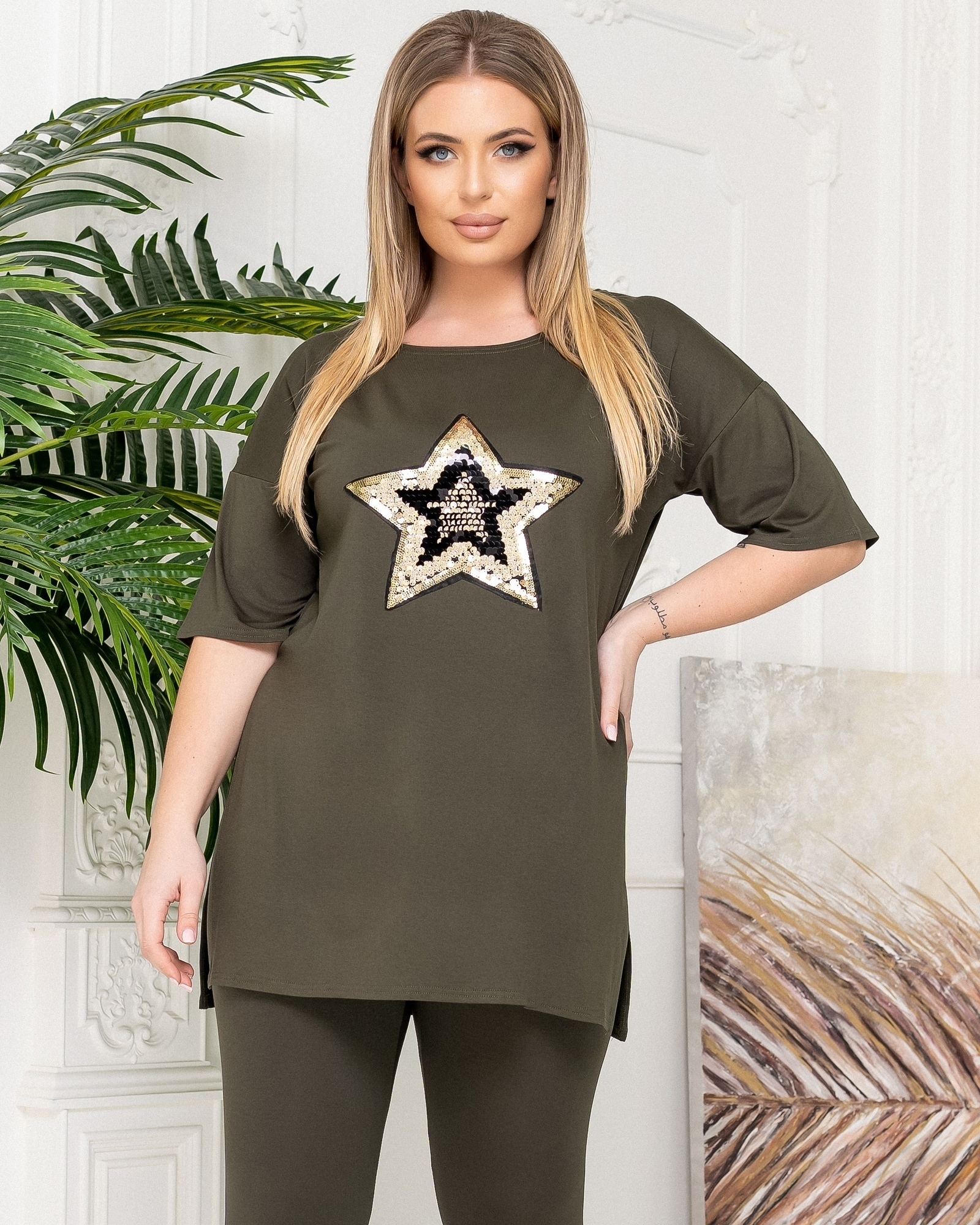 

Футболка-туника Звезда Modnicy 0451,3 54-58