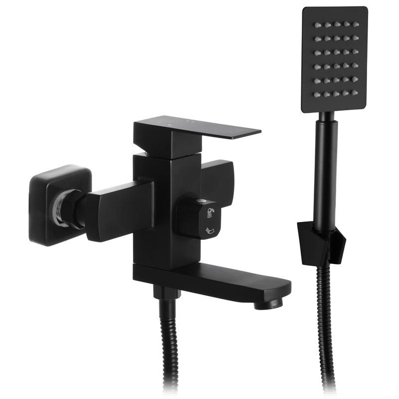 

Смеситель для ванны MIXXUS KUB-009 черный