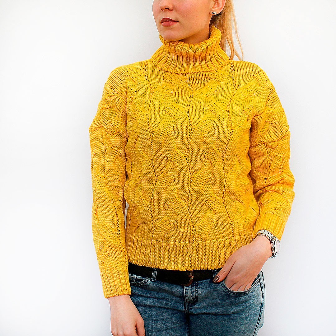 

Женский свитер Tensione in Желтый Oversize S-M