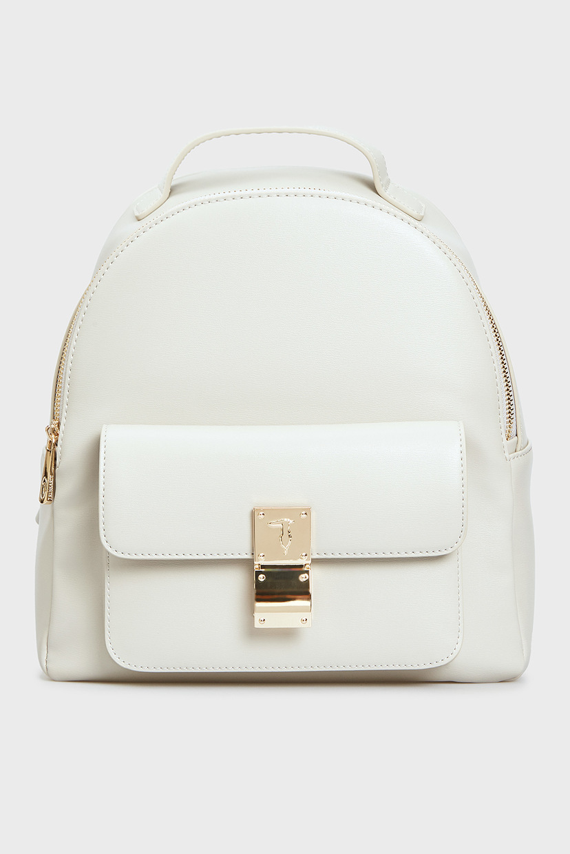 

Женский серый рюкзак PRE LIONE BACKPACK MD SMOOTH ECOLEATHER Trussardi OS 9Y099998/75B01124