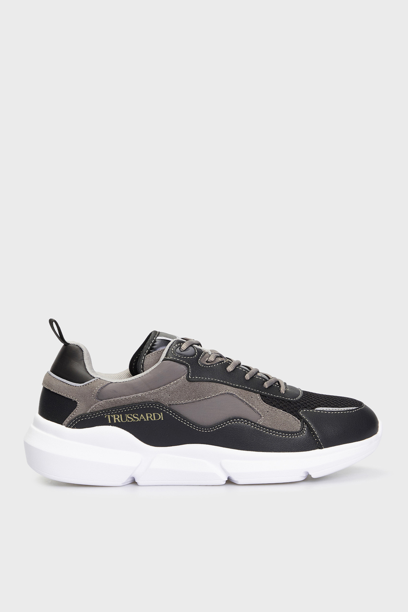 

Мужские черные кроссовки SNK TUIA Trussardi 42 9Y099998/77A00350