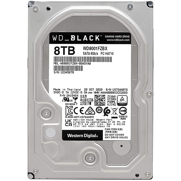 

Жесткий диск 3,5″ 8TB WD BLACK (WD8001FZBX)