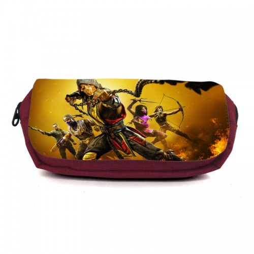 

Школьный пенал Мортал Комбат органайзер универсальный (Mortal Combat-0019-red) красный