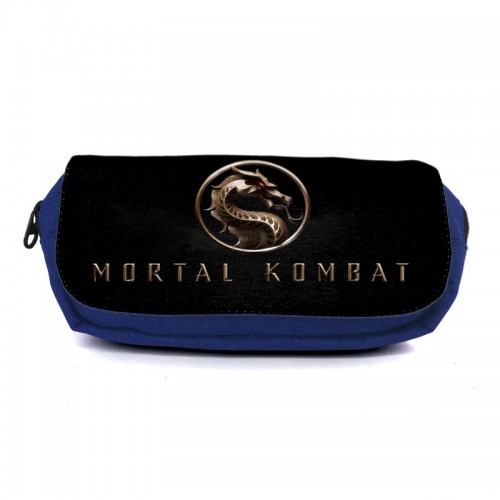 

Школьный пенал Мортал Комбат органайзер универсальный (Mortal Combat-0017-blue) синий