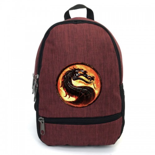 

Рюкзак Мортал Комбат подростковый (Mortal Combat 002-red) красный