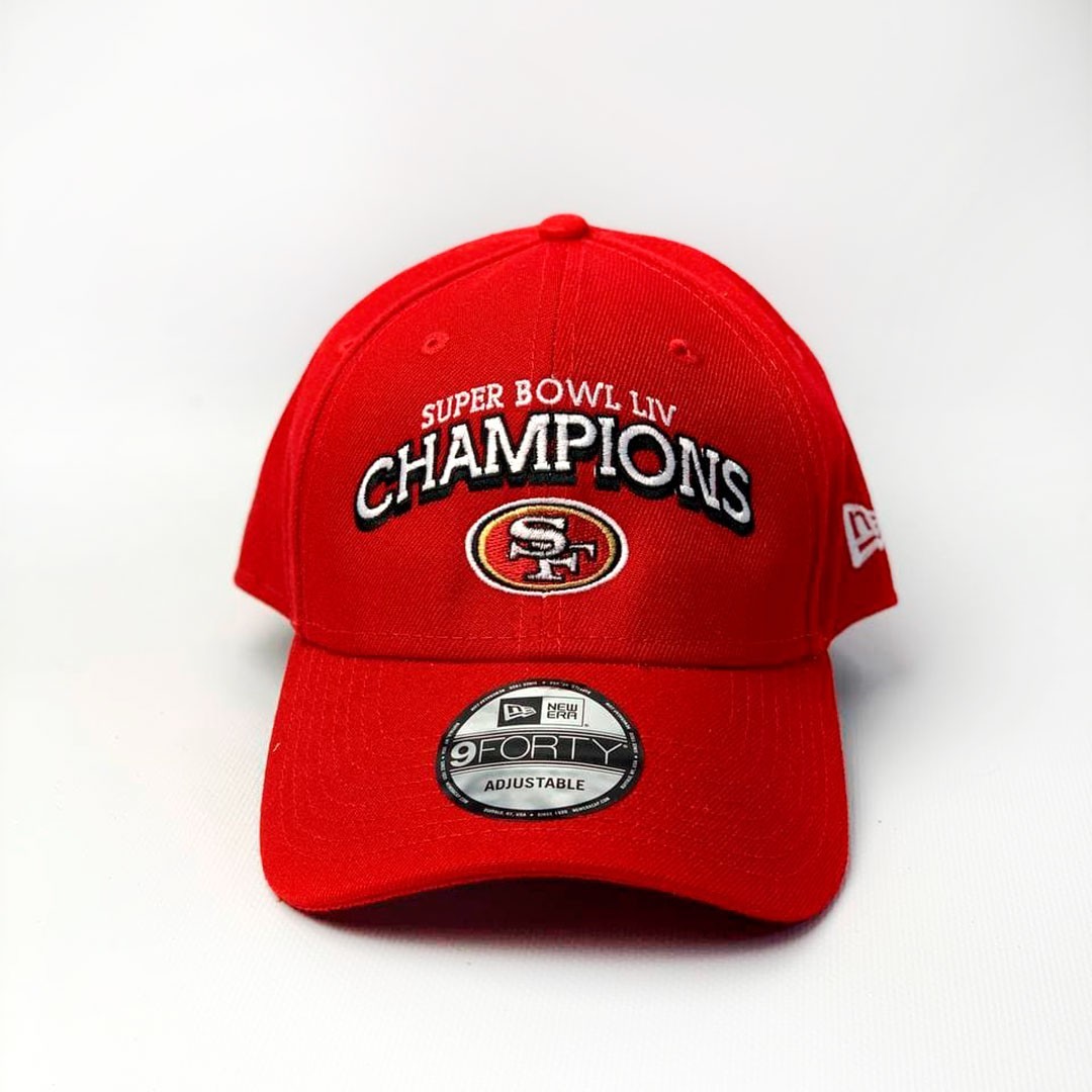 

Мужская бейсболка кепка New Era Adjustable Super Bowl LIV Champions красный