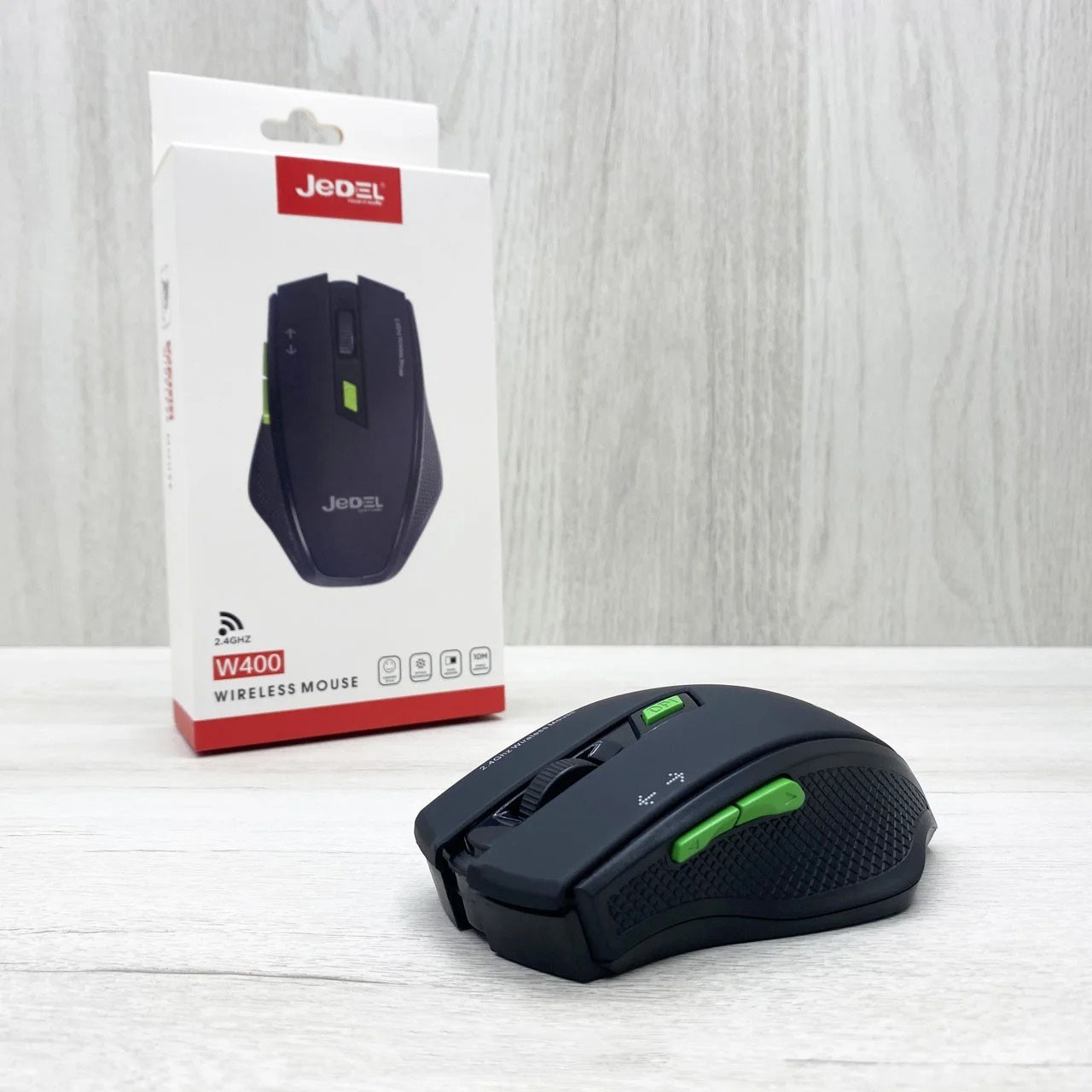 

Беспроводная оптическая мышь для ноутбука Jedel W400 Черная