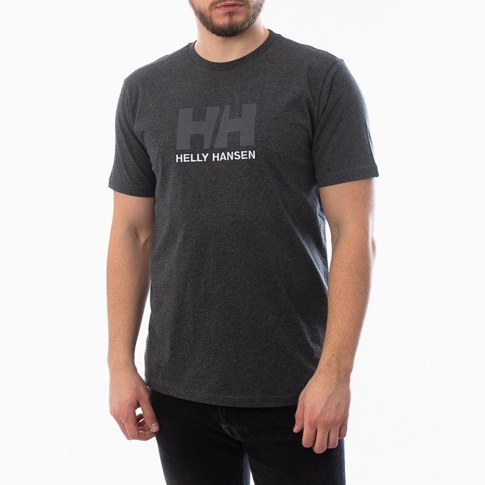 

Мужская футболка Helly Hansen Logo T-Shirt 33979-981 размер 2XL темно-серый