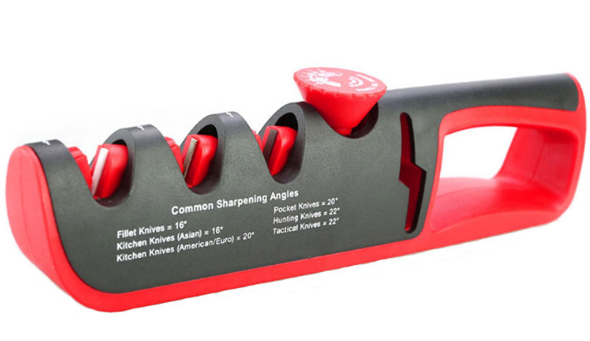 

Точилка для ножей с регулировкой угла заточки 4 в 1 Knife Sharpener (KSWTS-03)