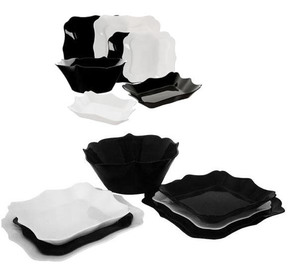 

Сервиз 19 предметов LUMINARC AUTHENTIC BLACK/WHITE на 6 персон