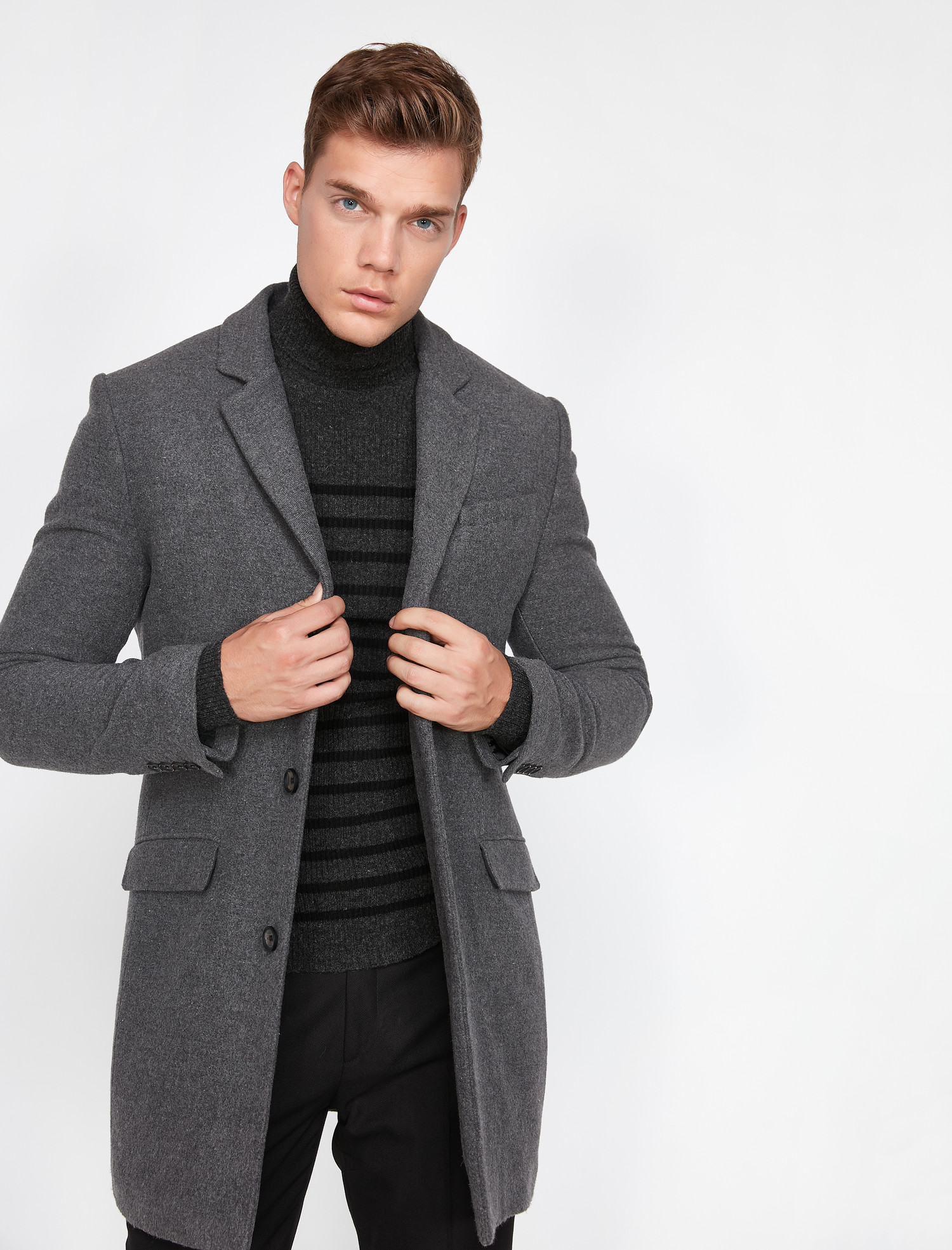 

Пальто Koton 0KAM01546KW-045 XL Antracite