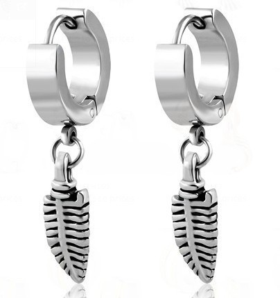 

Серьги-кольца Steel Evolution "Quill" из медицинской стали 1127 S