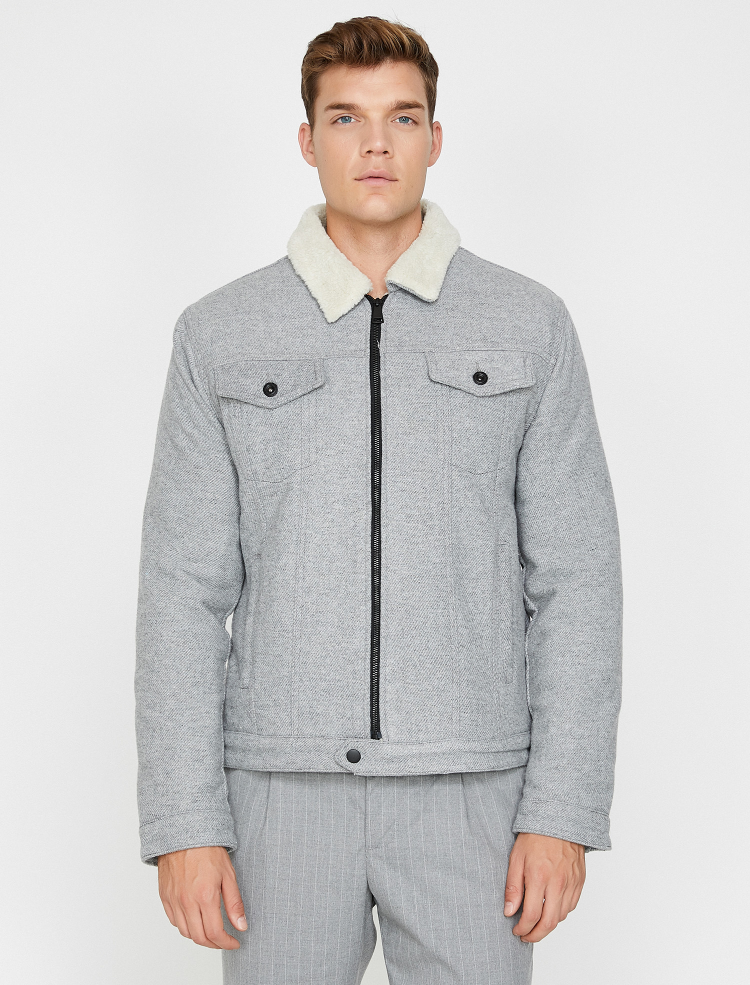 

Куртка Koton 0KAM21209NW-023 XL Grey