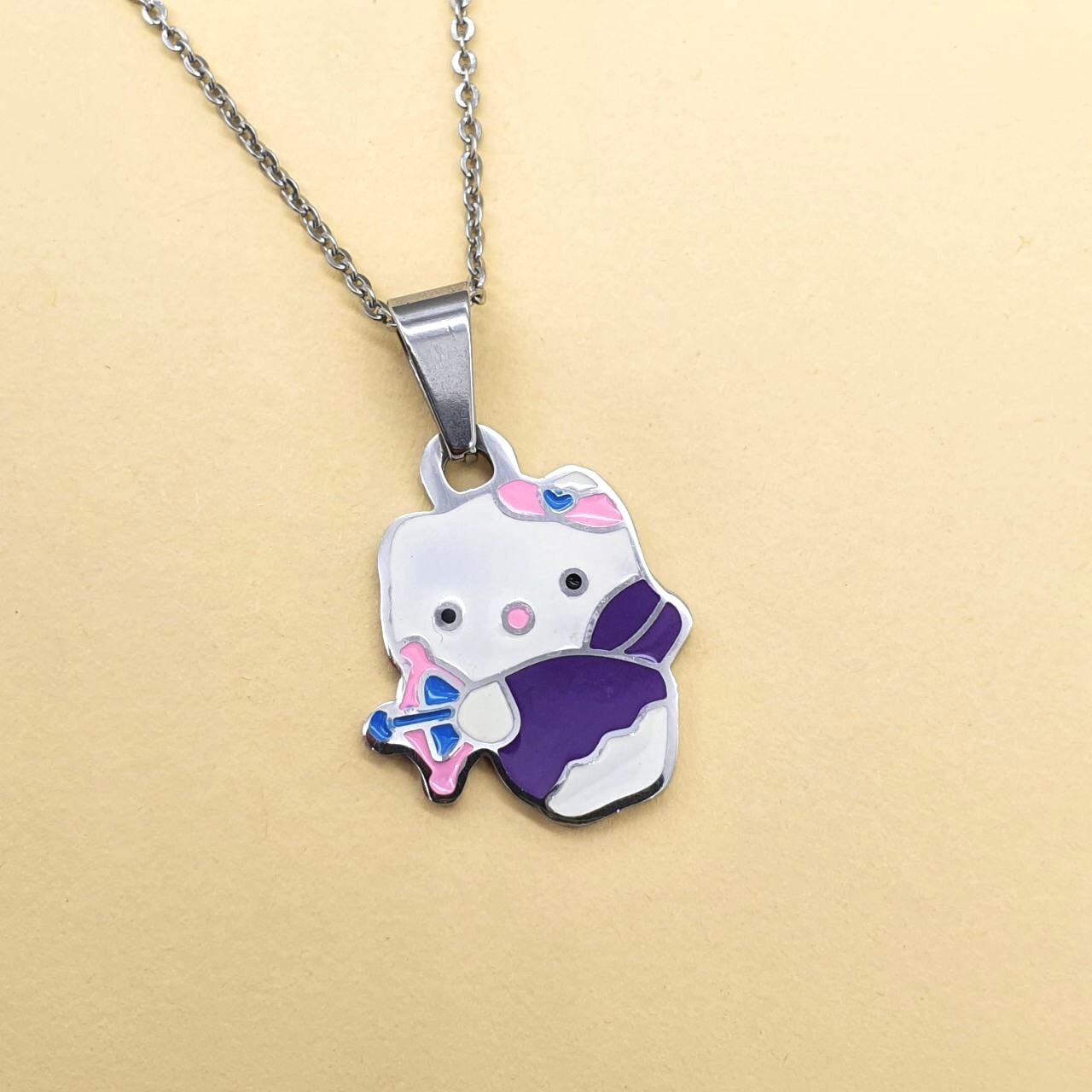 

Набор украшений Steel Evolution "Hello Kitty" кулон с цепочкой из медицинской стали PS 1417