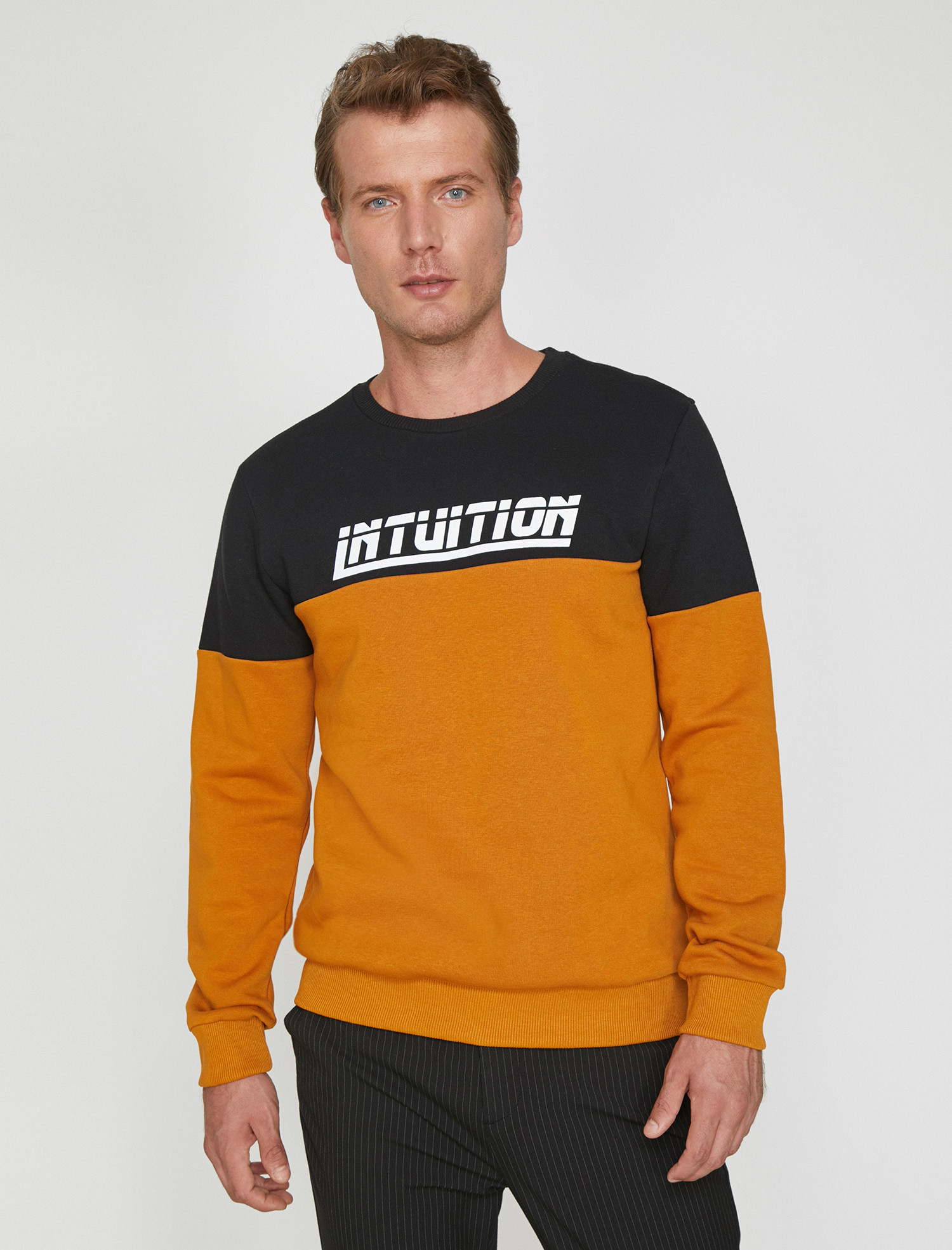 

Свитшот Koton 0KAM71159HK-02D XL Mustard Design