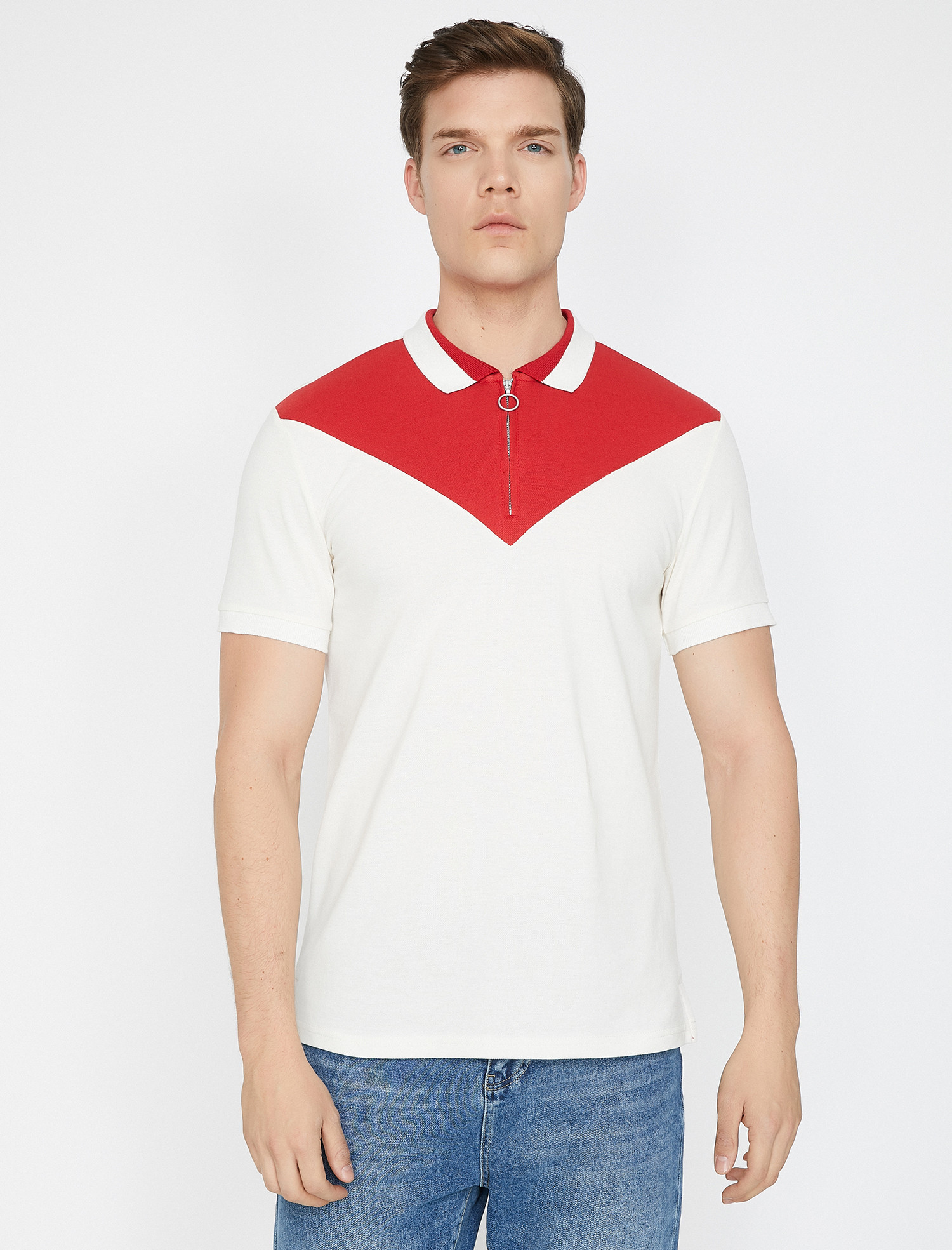 

Поло Koton 9YAM14089OK-000 S White