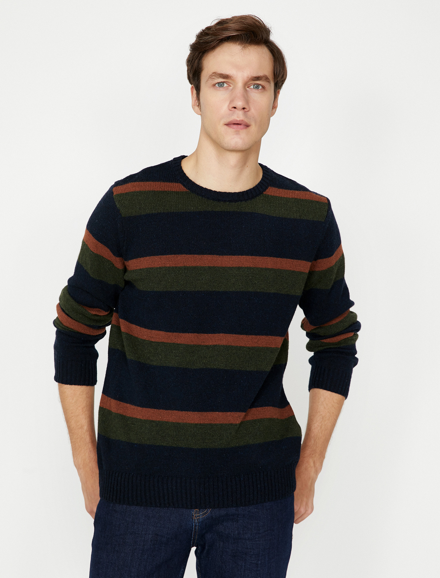 

Джемпер Koton 9KAM91168LT-L89 L Navy Stripe