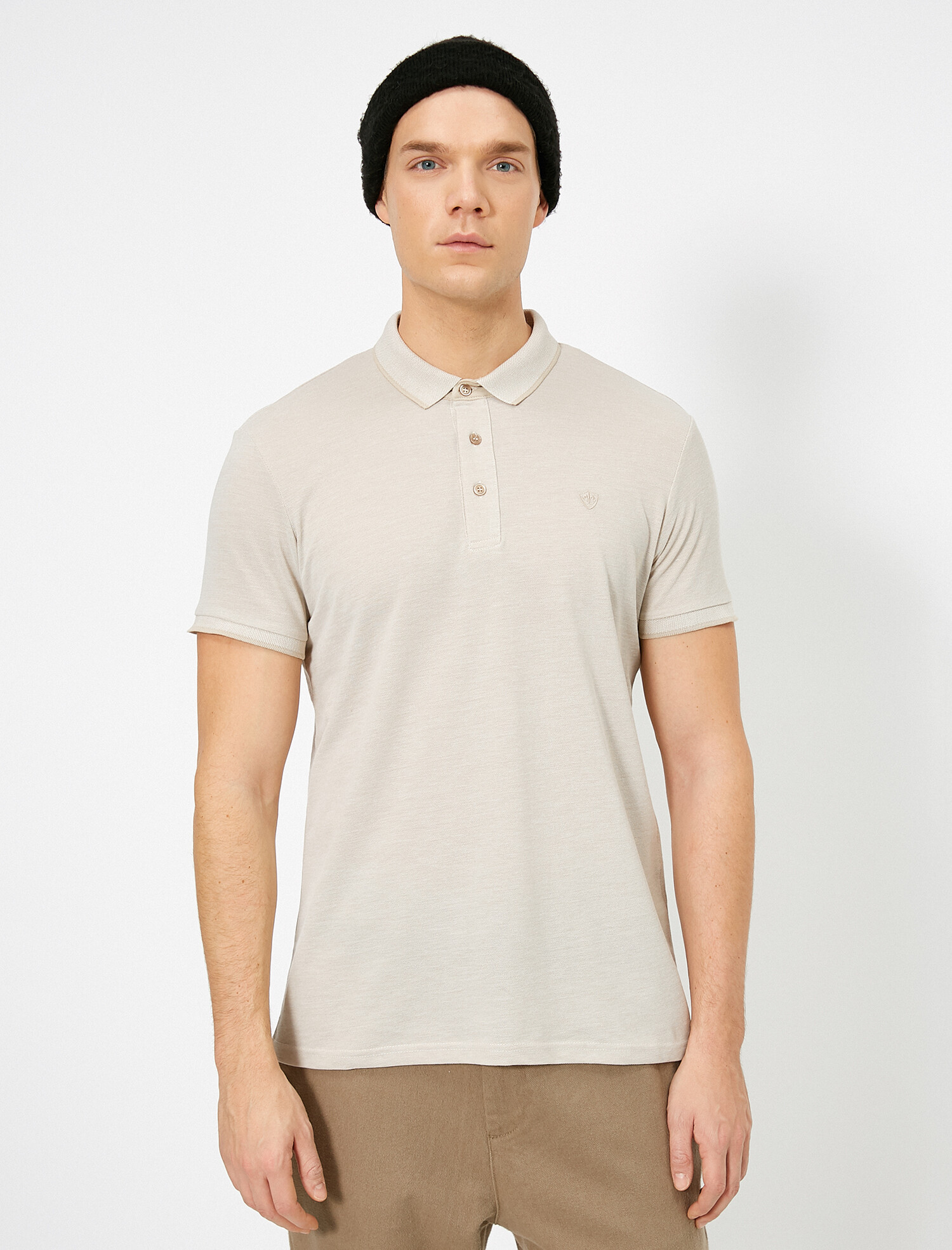 

Поло Koton 0YAM11949LK-500 XL Brown