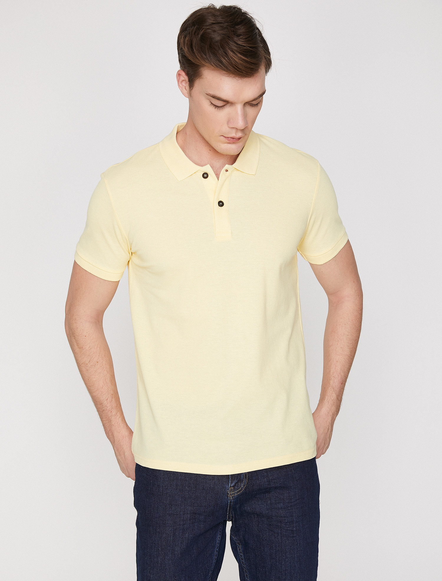 

Поло Koton 9YAM12133LK-151 M Yellow