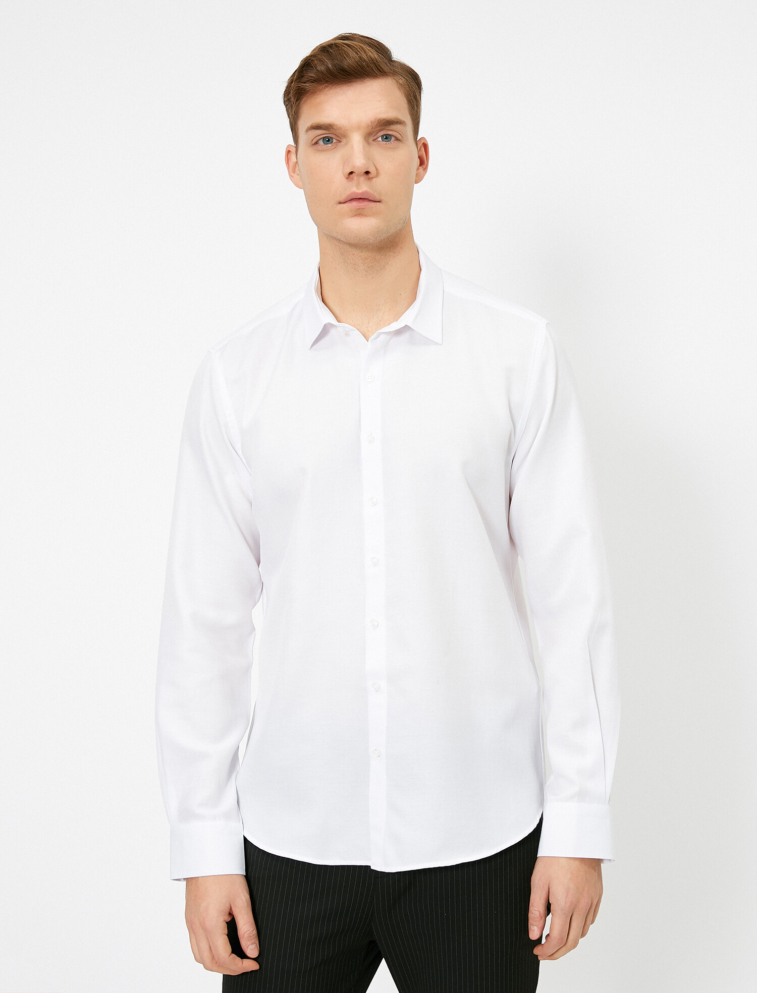 

Рубашка Koton 0YAM69200NW-000 XL White