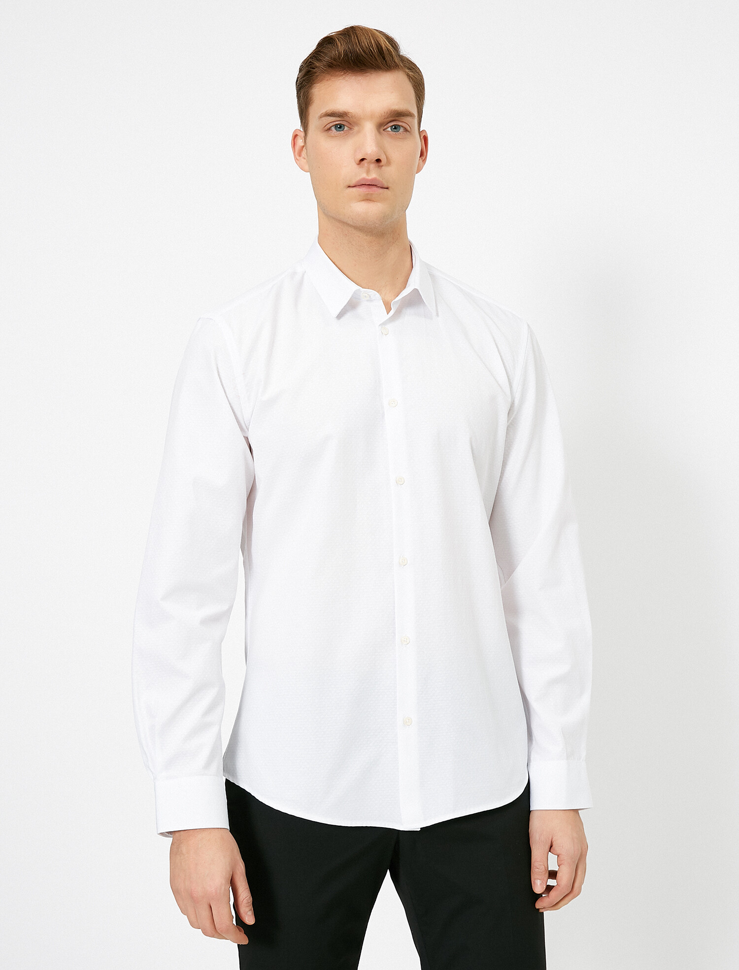 

Рубашка Koton 0YAM69557NW-000 XL White