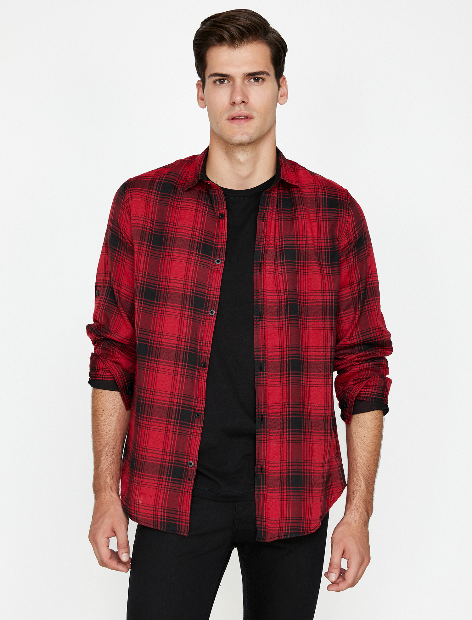 

Рубашка Koton 9KAM61284BW-78P S Red Check