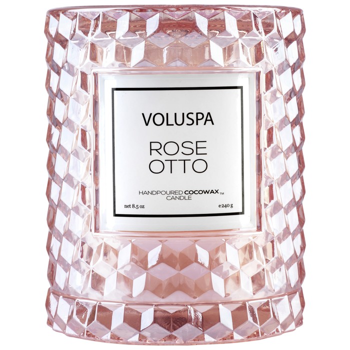 

Ароматическая свеча VOLUSPA Roses&Macarons Rose Otto 240g