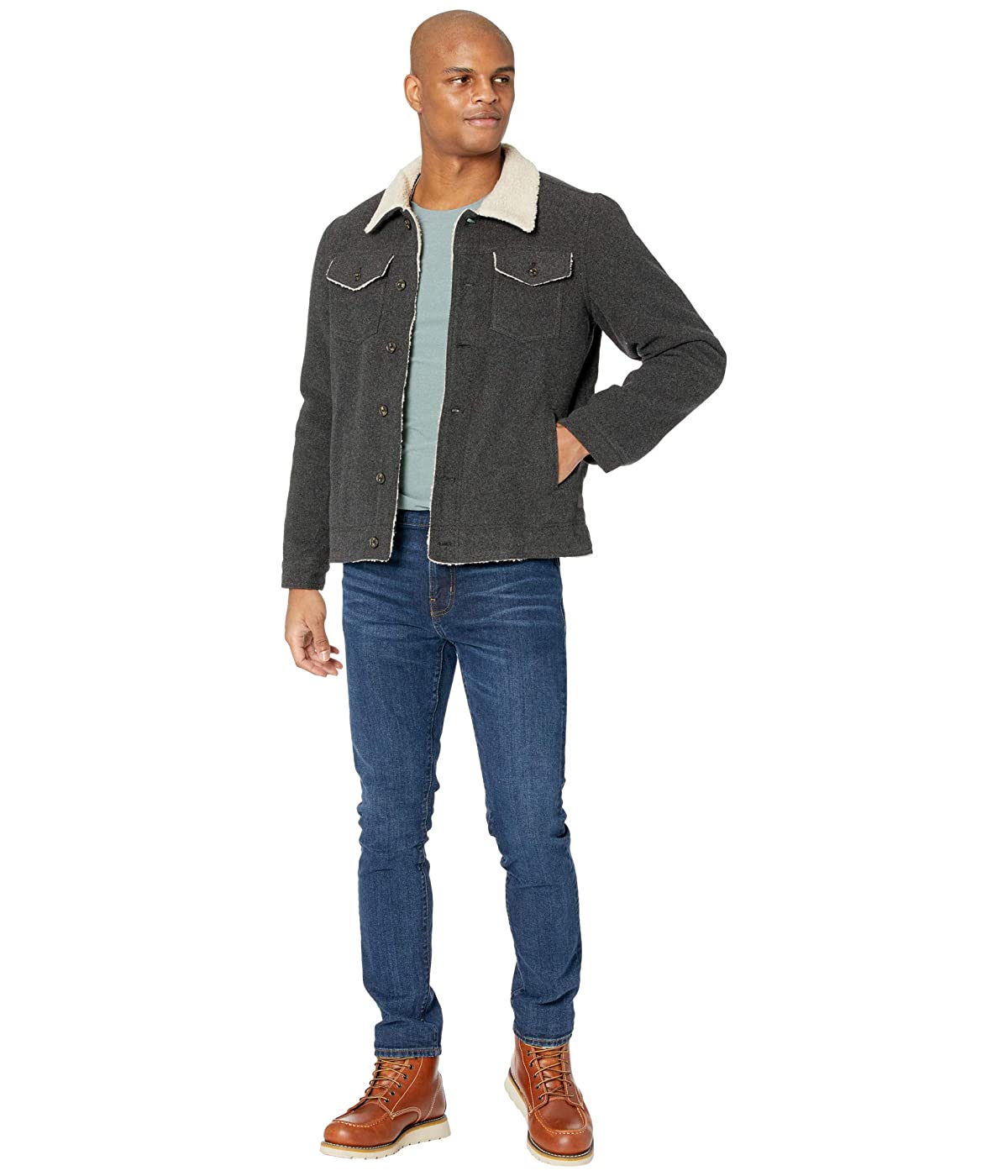 

Куртка The Normal Brand Buffalo Sherpa Collar Jacket Charcoal,  (44, Куртка The Normal Brand Buffalo Sherpa Collar Jacket Charcoal, S (44)