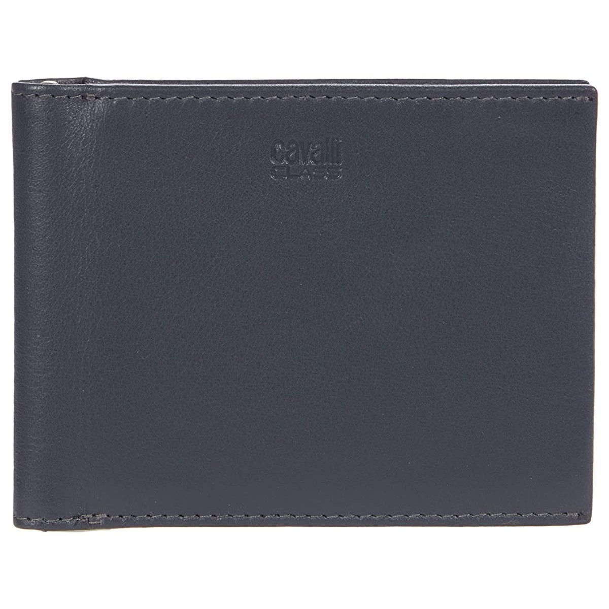

Кошелек Roberto Cavalli Bifold Embossed Logo Grey, Универсальный