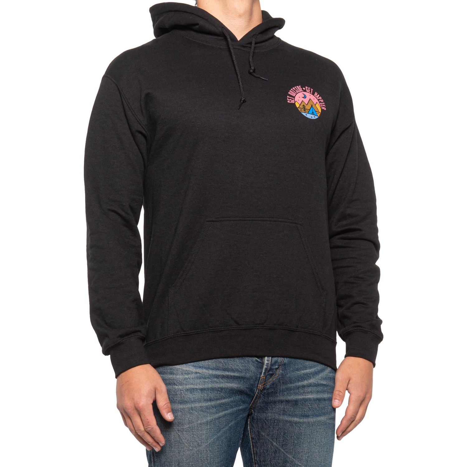 

Худи NEON RIOT Get Happier Black, S (44)