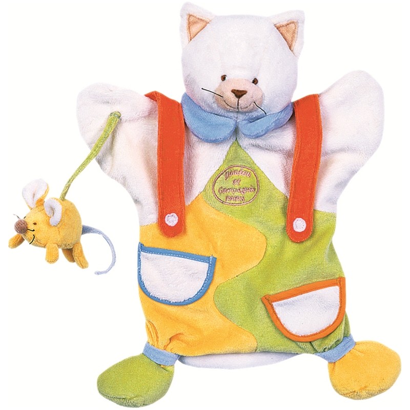

Мягкая игрушка - марионетка Котик Doudou et Compagnie 25см